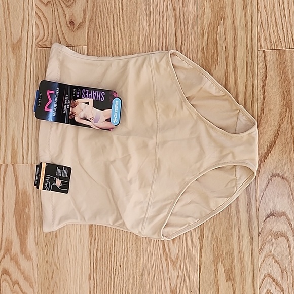 New! MaidenForm XL high waist firm briefs.